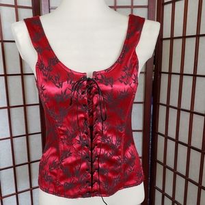 Vintage Lace Up Bustier Corset